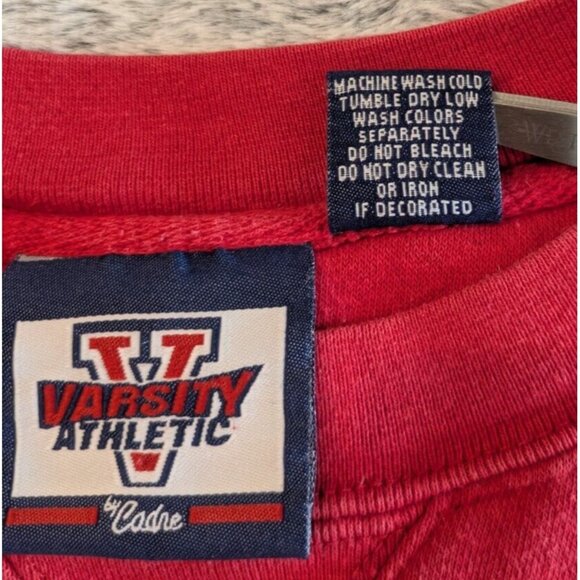 Varsity Athletic by Cadre Georgia Bulldogs Sweatshirt Md Red - Picture 5 of 10